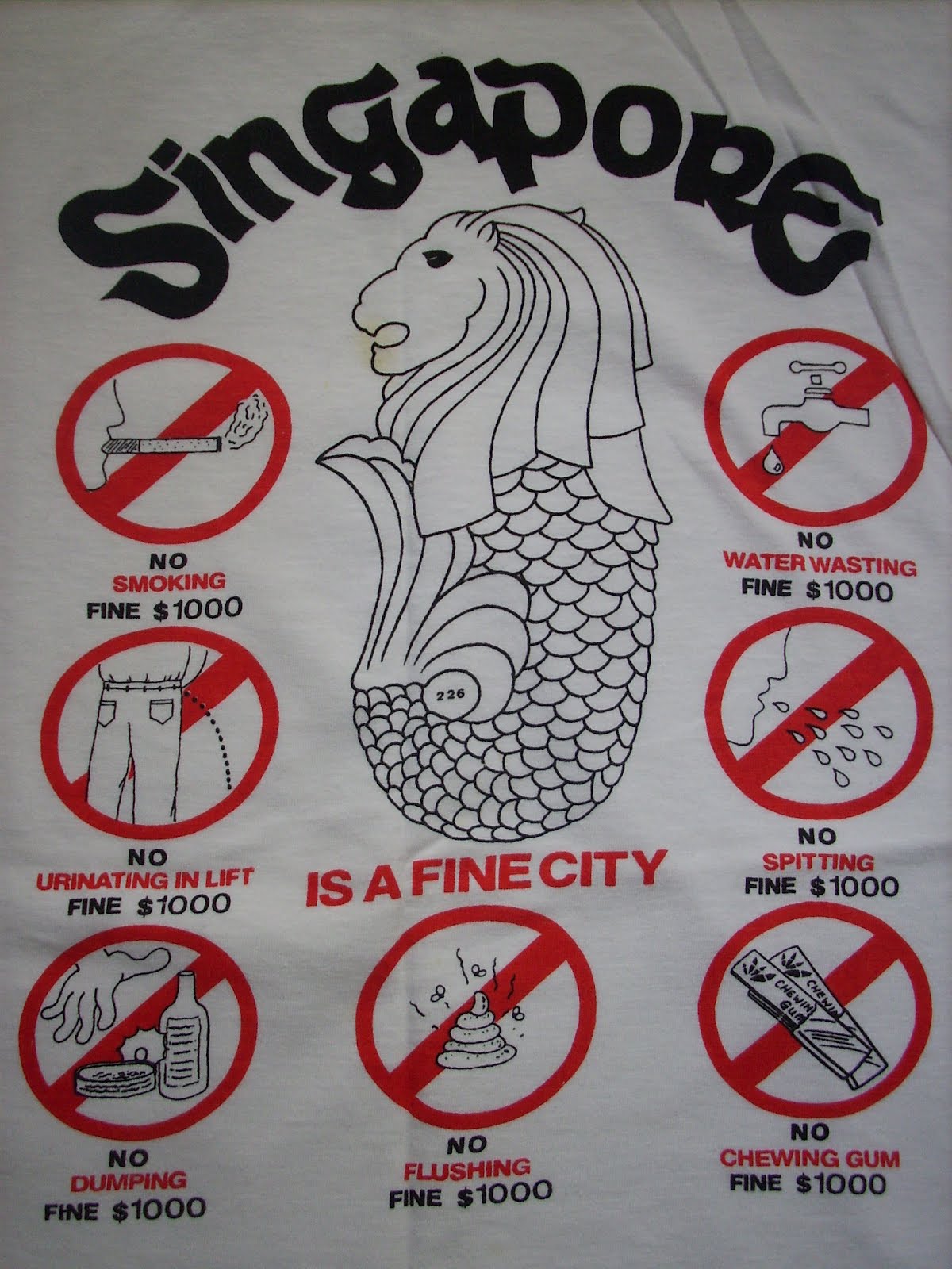 Common tourist t-shirt